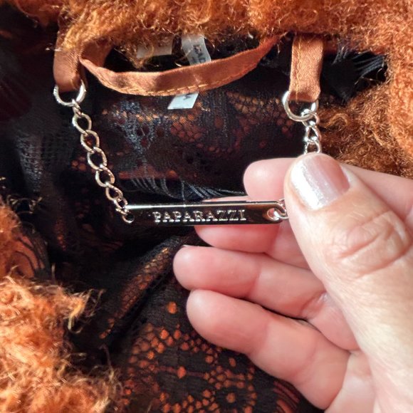 Paparazzi Brown Teddy Jacket Cozy Soft Winter Boho - Picture 4 of 7